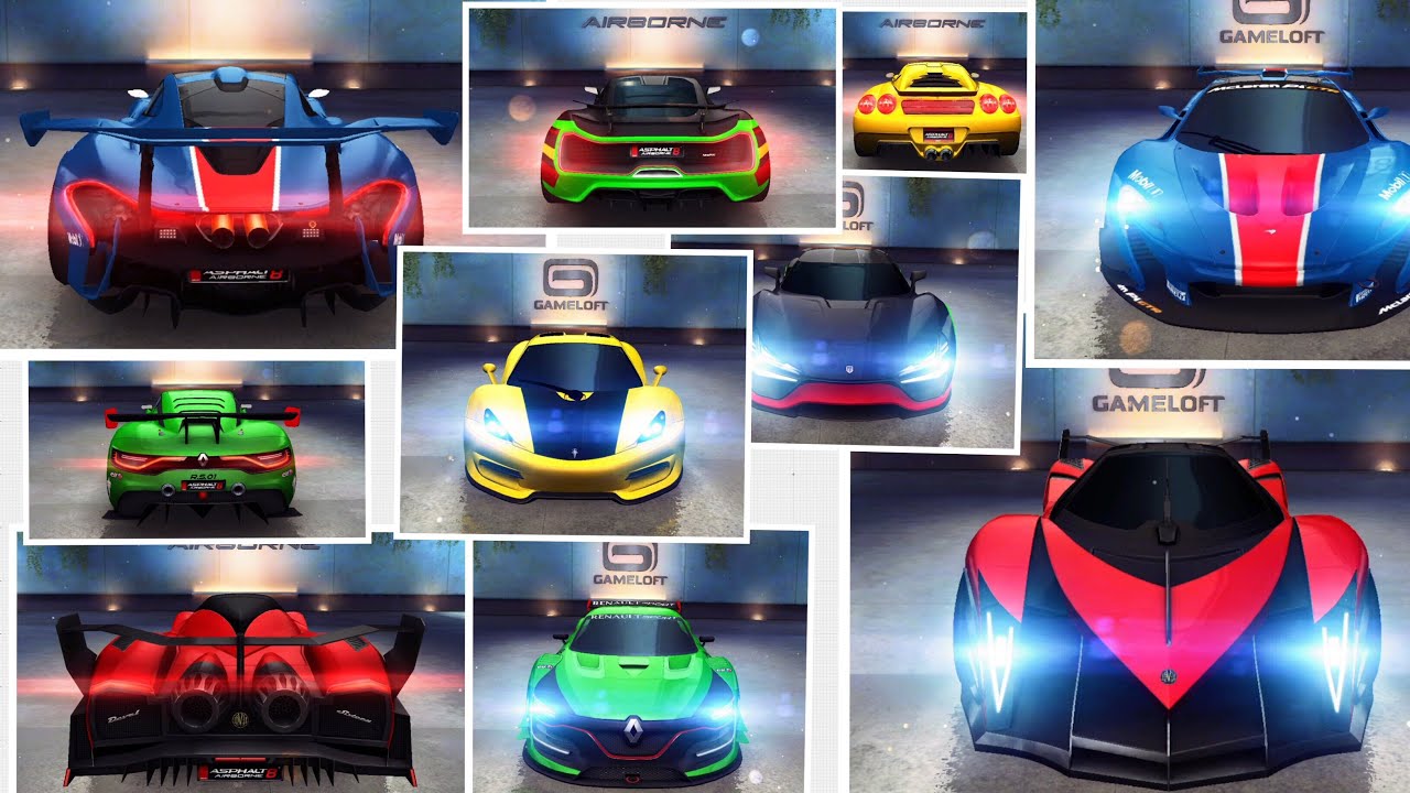Asphalt 8, Multiplayer, top 5 S Class cars MAX PRO