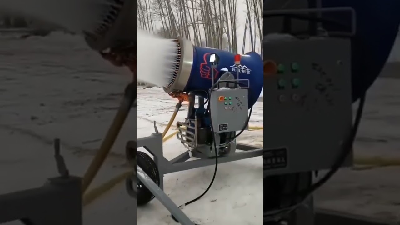 ICE MAGIC is an artificial snowmaking machine that allows its users 😨[Artifical snow machine ]