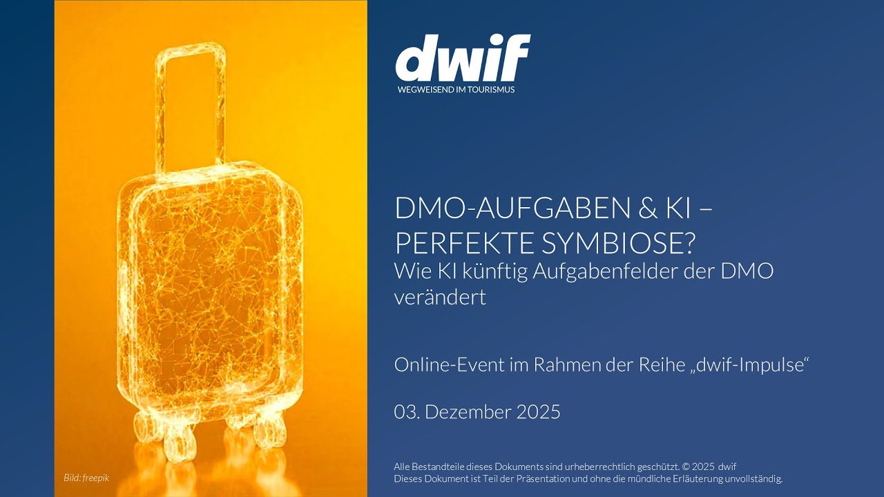 dwif Impulse: DMO-AUFGABEN & KI – PERFEKTE SYMBIOSE?