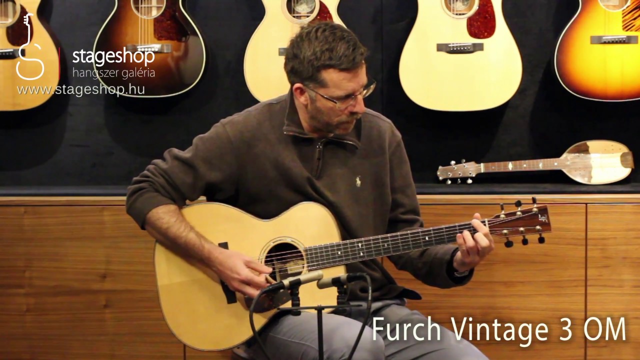 Furch Vintage 3 OM-SR demo in Stageshop