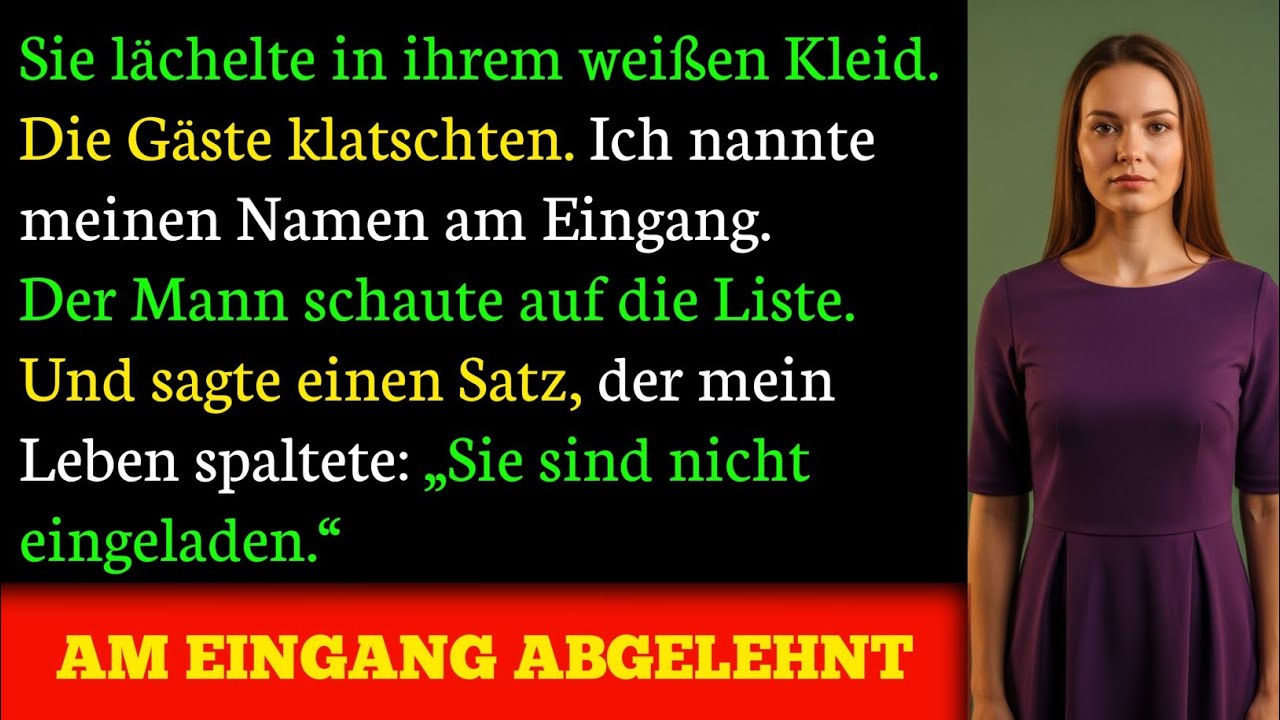 Mein eigener Name fehlte auf der Hochzeitsliste meiner Schwester.