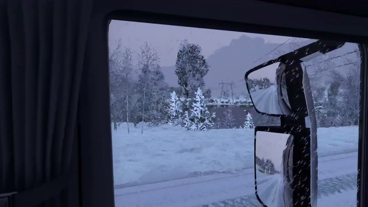 Scania V8 ETS2 Winter Nordic Horizons