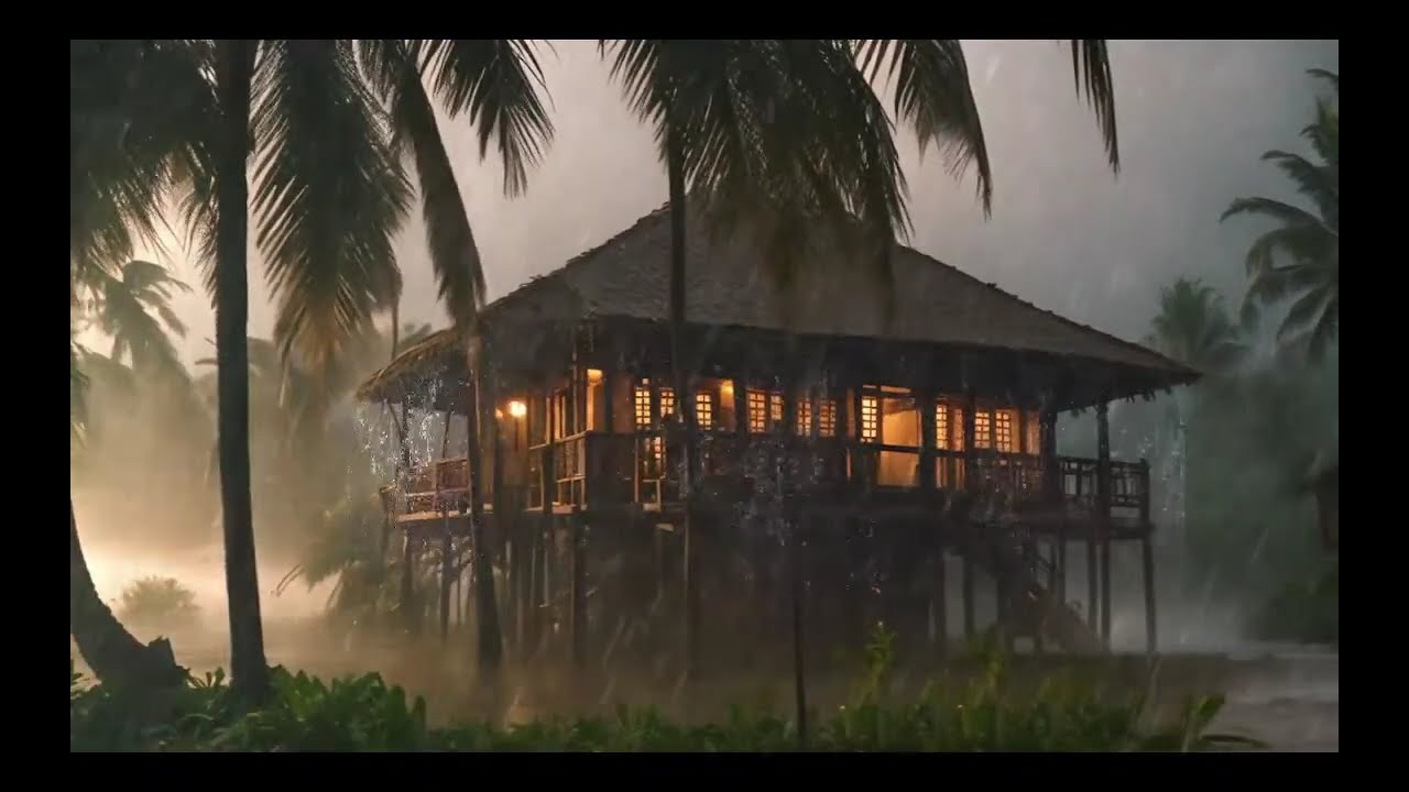 Rain  and Thunder Sounds for Sleeping 11 Hours | Heavy Rain All Days for Insomnia Relief