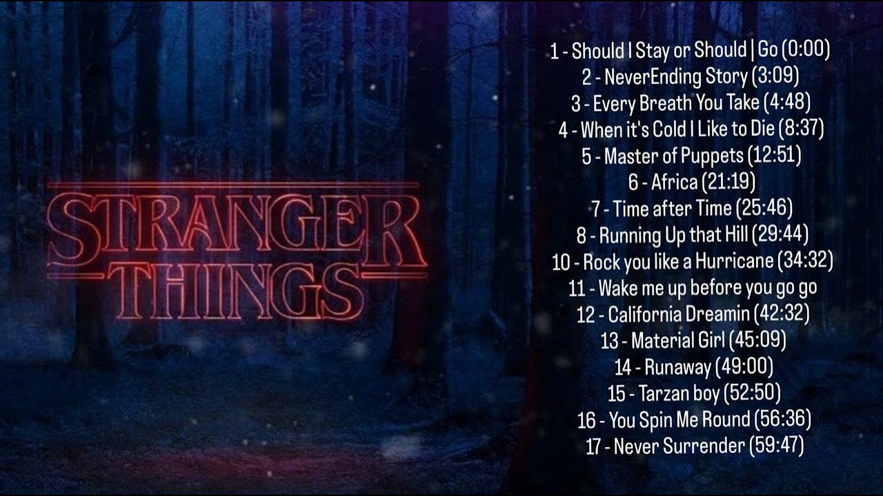 Stranger Things Best Songs Playlist - Soundtracks