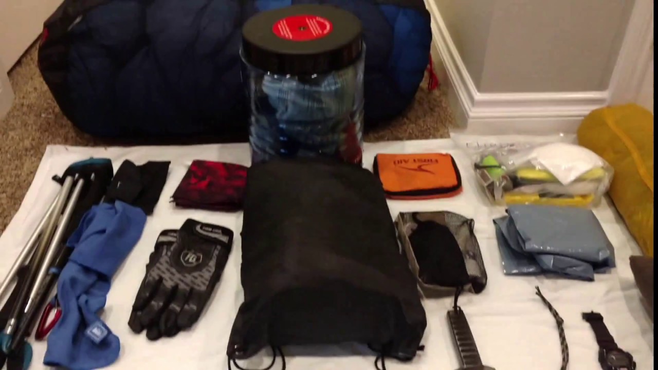 Backpack Gear for HST to Mt. Whitney