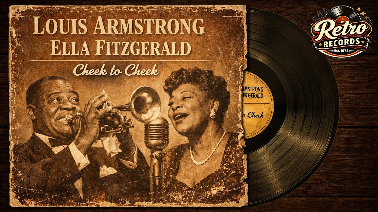 Cheek to Cheek -  Louis Armstrong & Ella Fitzgerald | Legendary Jazz Classics | Retro Records Cover