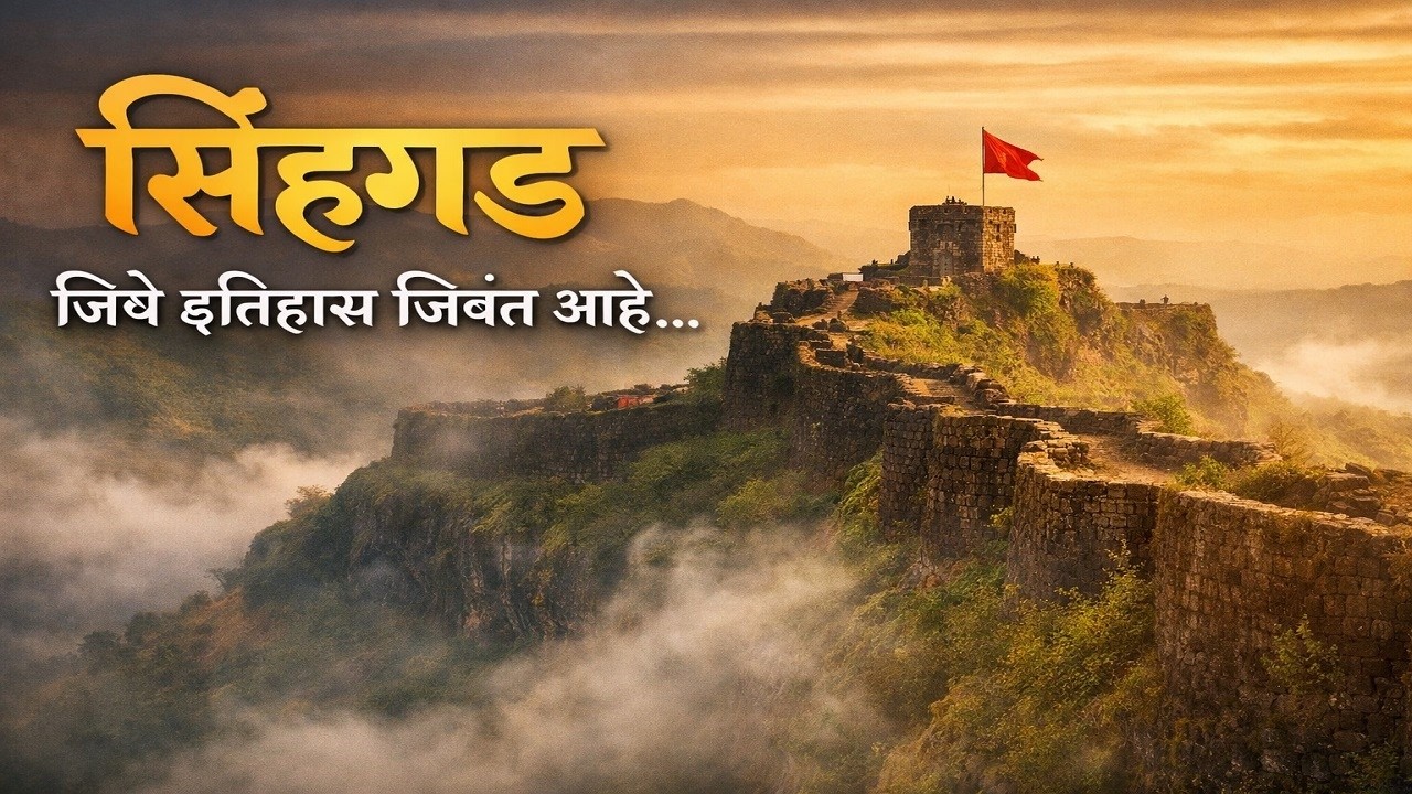 सिंहगड किल्ला | खडकवासल्याच्या शांततेतून इतिहासाकडे