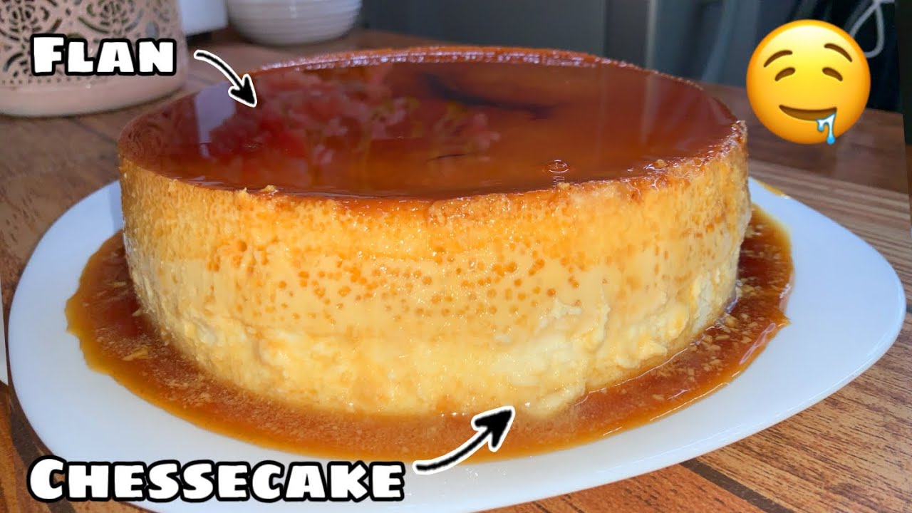 Flan napolitano y chessecake un postre super delicioso&iexcl; #flan #postre