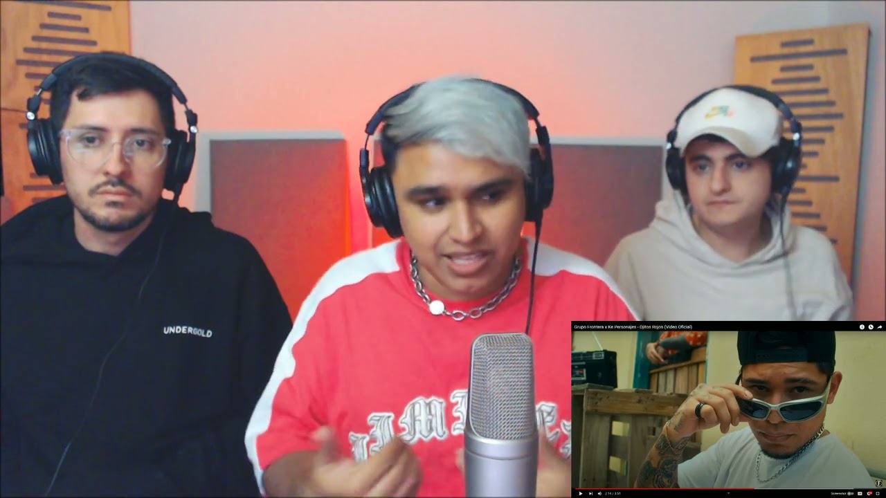 [Reacción] Grupo Frontera x Ke Personajes - Ojitos Rojos (Video Oficial) | ANYMAL LIVE 🔴