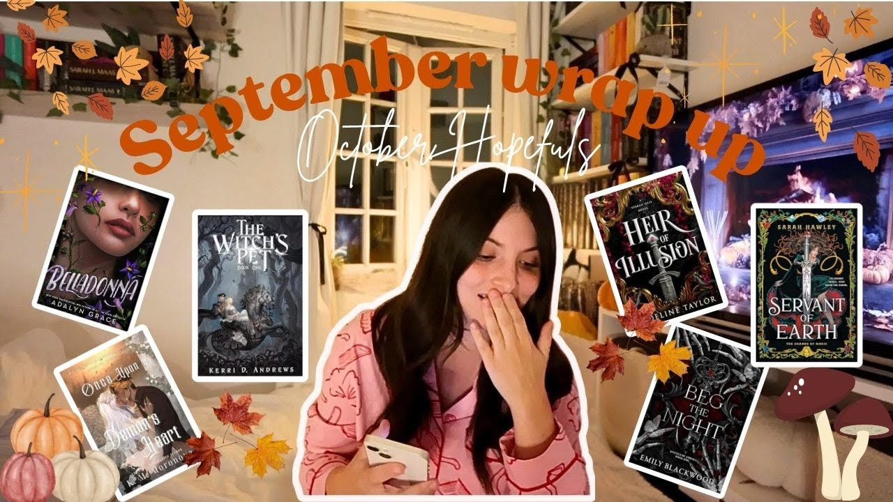 The 7 books I read in September📚 October hopefuls🍂👻