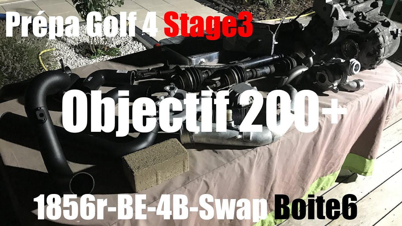 Préparation Stage 3 Golf 4 TDI 101 ATD / 1856r/Be/Downpipe/Stc #GVPERF#SkillaturbosParis#L_K_S