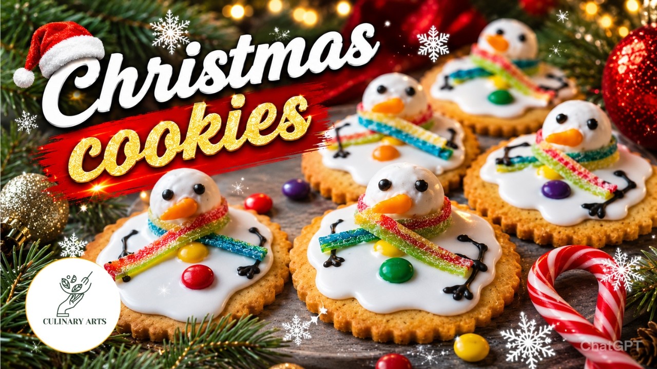 Melting Snowman Cookies