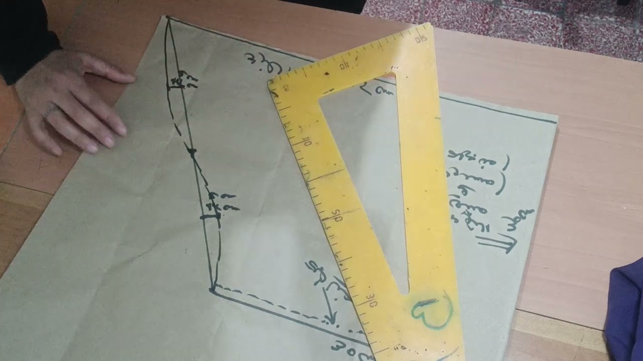 دخلي شوفي اسهل طريقة لتخطيط وتفصيل قب جلابة نسائية في اقل وقت ممكن ،✏️✏️✏️✂️✂️✂️✂️✂️