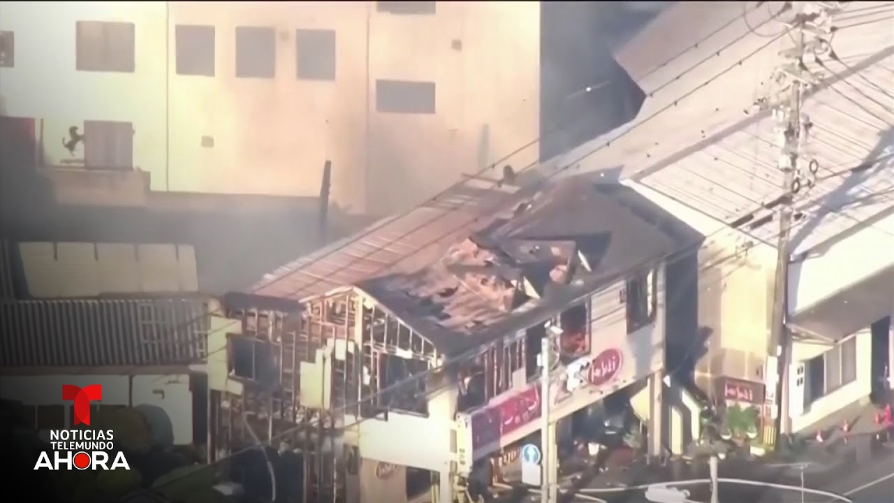 Terremoto de 7.1 provoca incendios y alerta de tsunami en Jap&oacute;n | Noticias Telemundo
