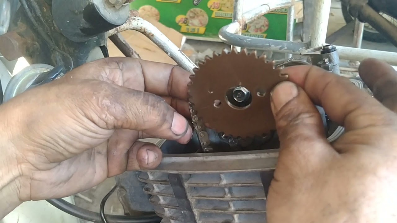 Paano Ang tamang pagkakabit NG cam sprocket at timing chain (Honda supremo)
