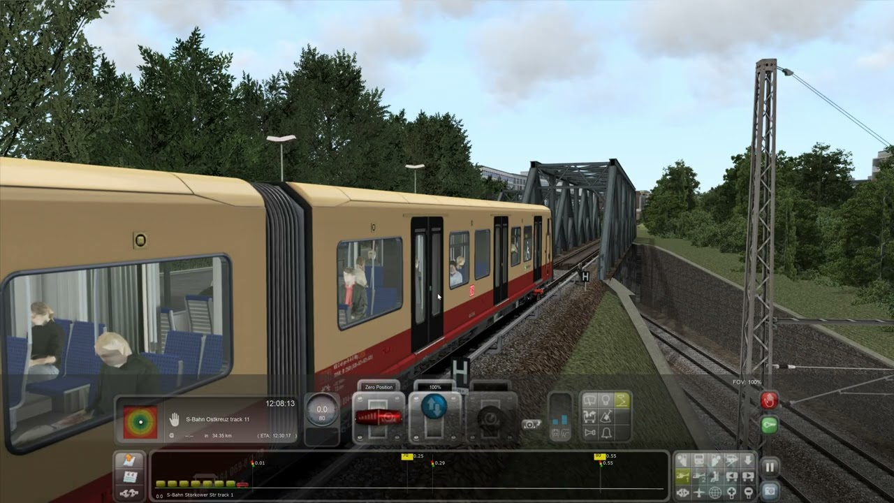 Train Simulator Classic 2024. Ringbahn Berlin Circle: Line S42 Ostkreuz-Ostkreuz.