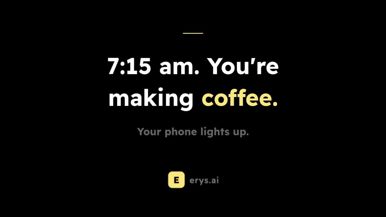 Replace Your Morning Routine With an AI Agent &ndash; Here's What Happens | Erys