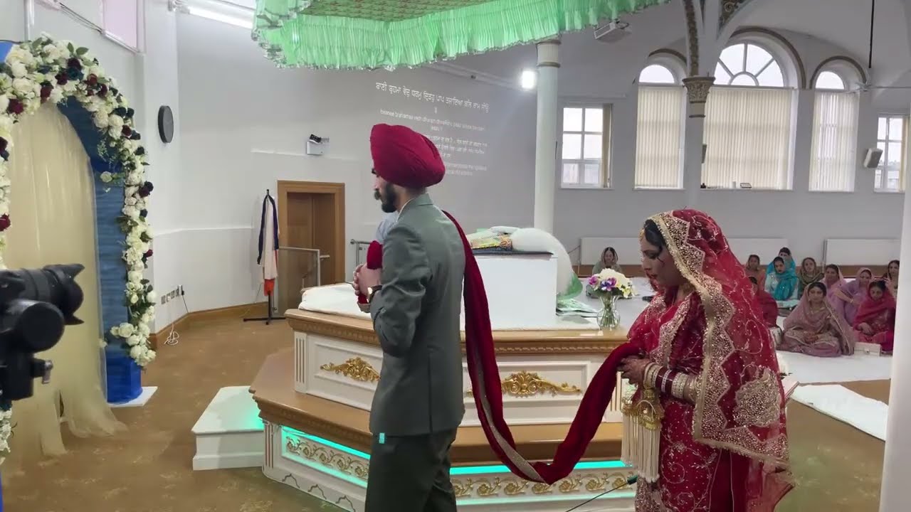 Wedding day in Gurudwara Sahib ji part 1