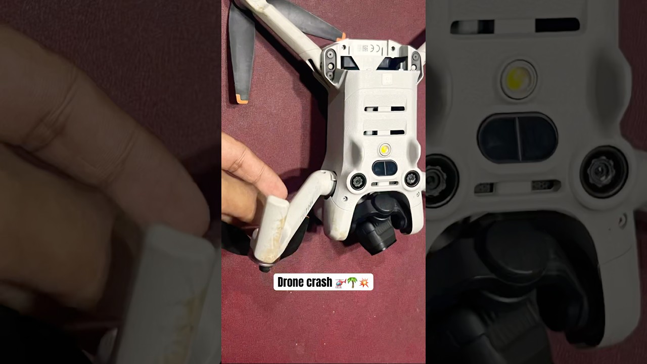 Drone accident on trees 🌴💥🤯 #djidrone #droneattack #dronecrash #trendingshorts #weddingshoot #yt