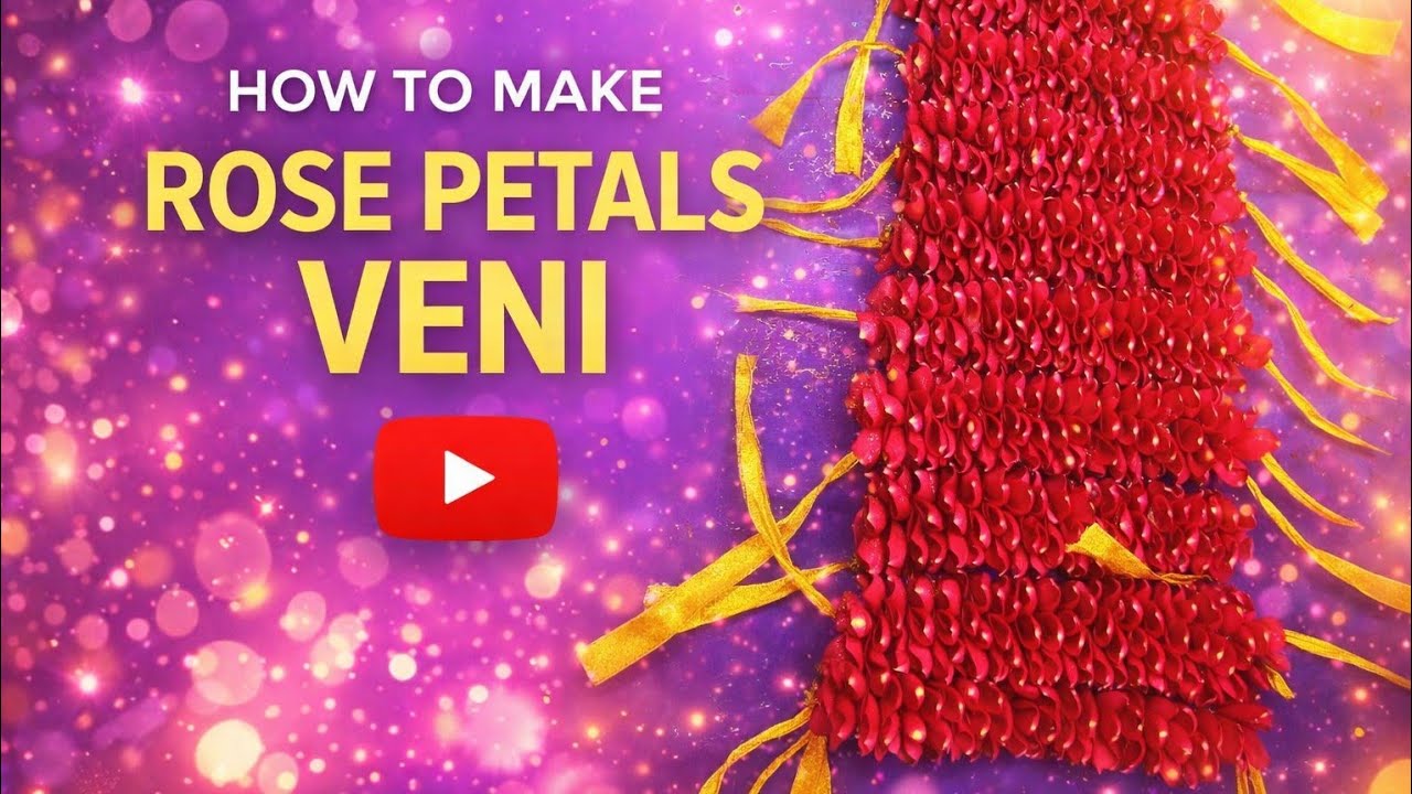 rose petals veni making