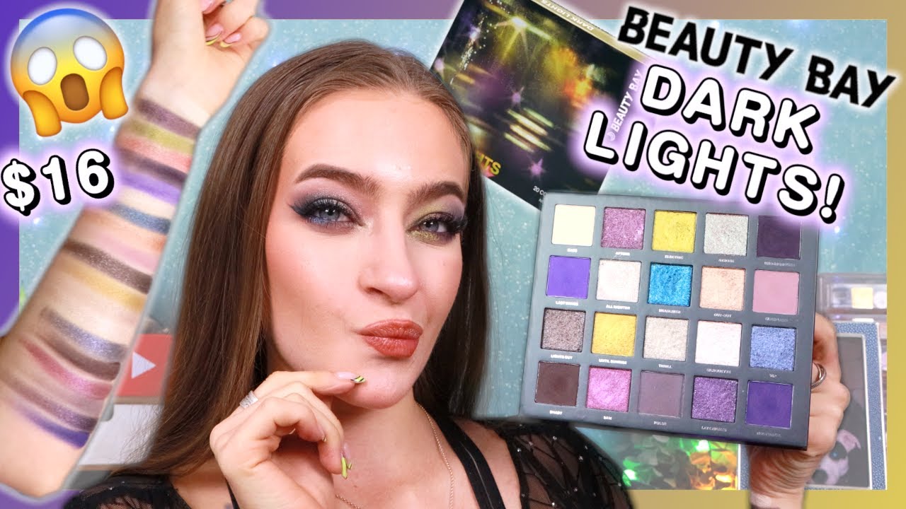 Палитра теней для век Beauty Bay Dark Lights оставила меня без слов!! (2 образа + свотчи!)