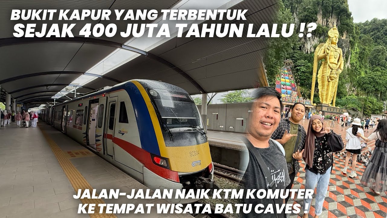 BATU KAPUR YANG TERBENTUK 400 JUTA TAHUN LALU‼️Cara Jalan-Jalan Dari Kuala Lumpur ke Batu Caves 