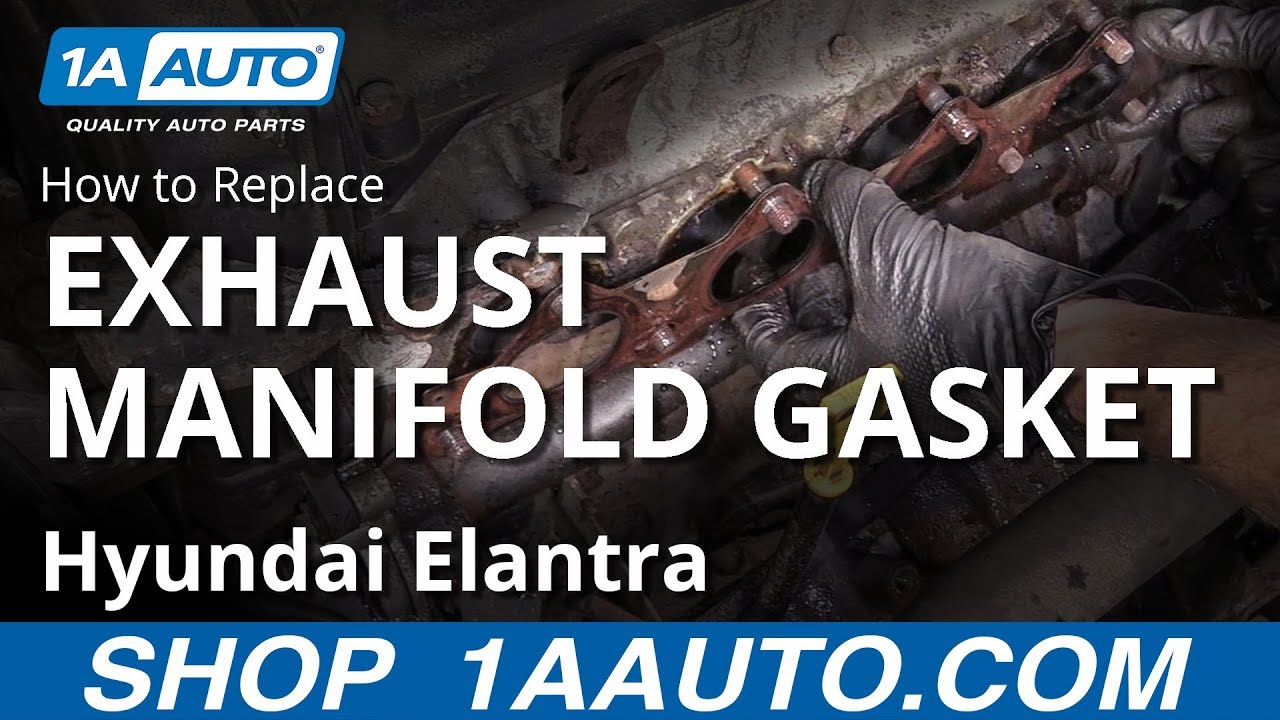 How to Replace Exhaust Manifold Gasket 07-10 Hyundai Elantra