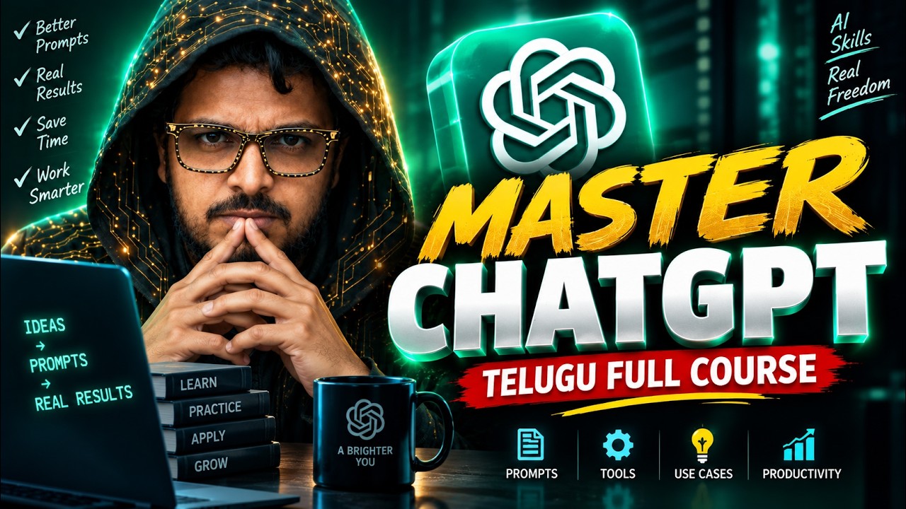 ChatGPT Prompt Engineering in Telugu | Beginner → Pro AI Course (2026)