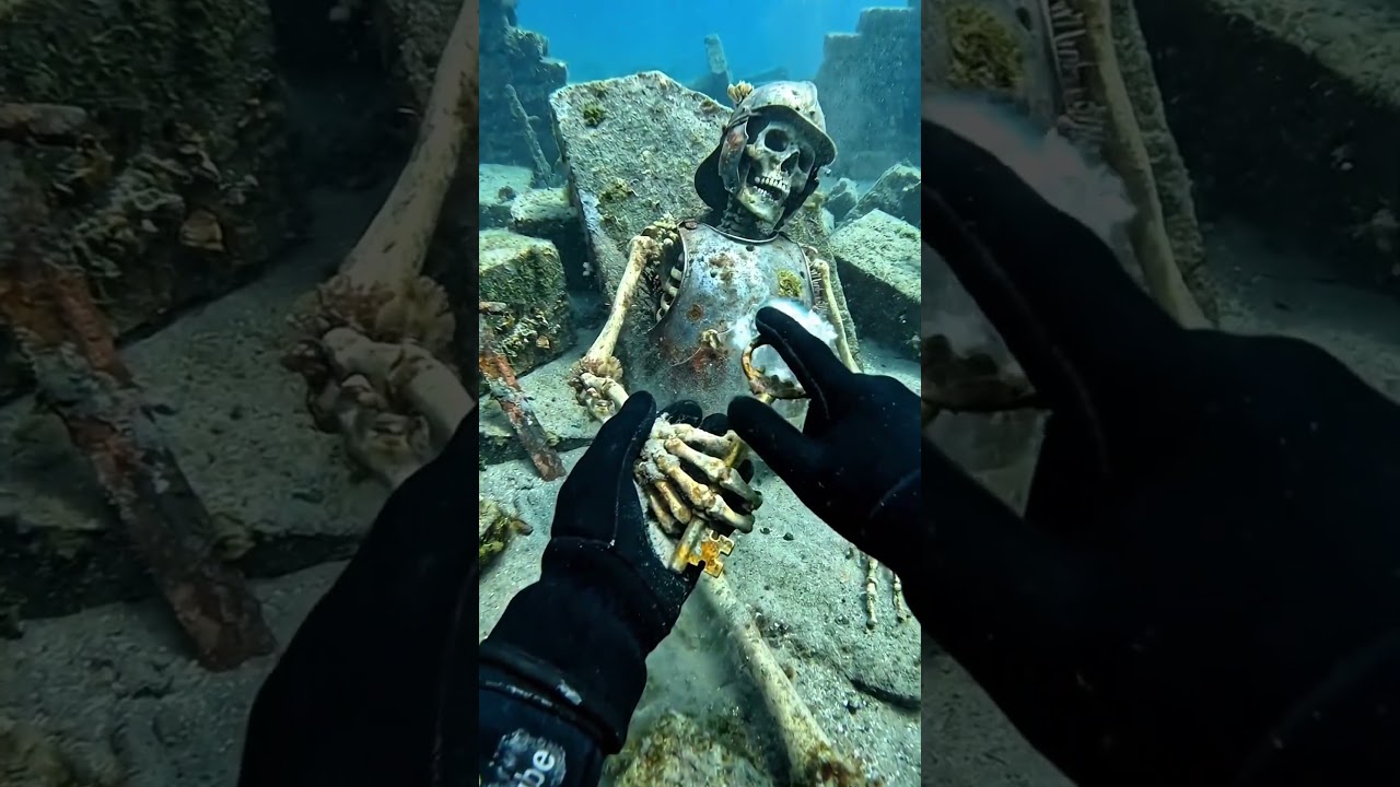 I found an ancient key underwater... anyidea what this key could open? 