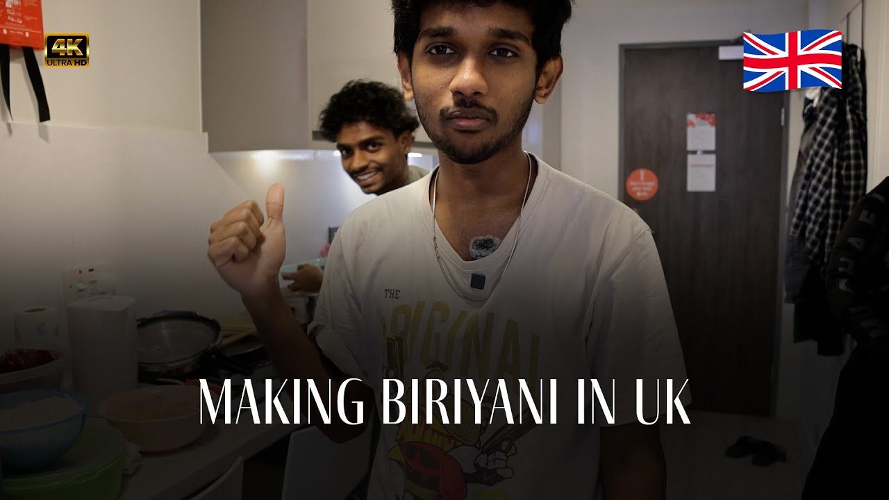 Making Authentic Biryani in the UK 🇬🇧 | A Fun Cooking Adventure with Friends 🍲 | Akil Vijay