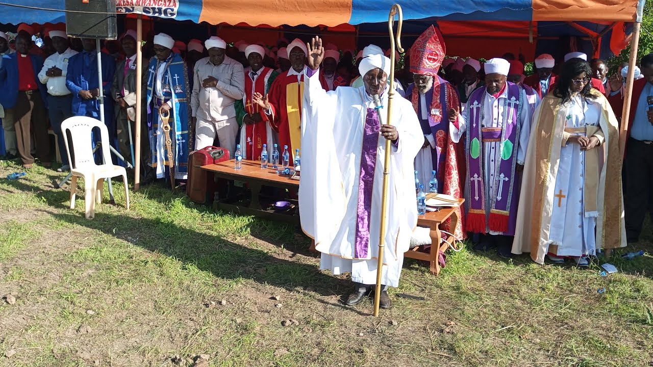Bishop George Wachira Warukemi  Sermon on his Arch Bishop Dr Francis Ndung'u Gikuru burial. part 1