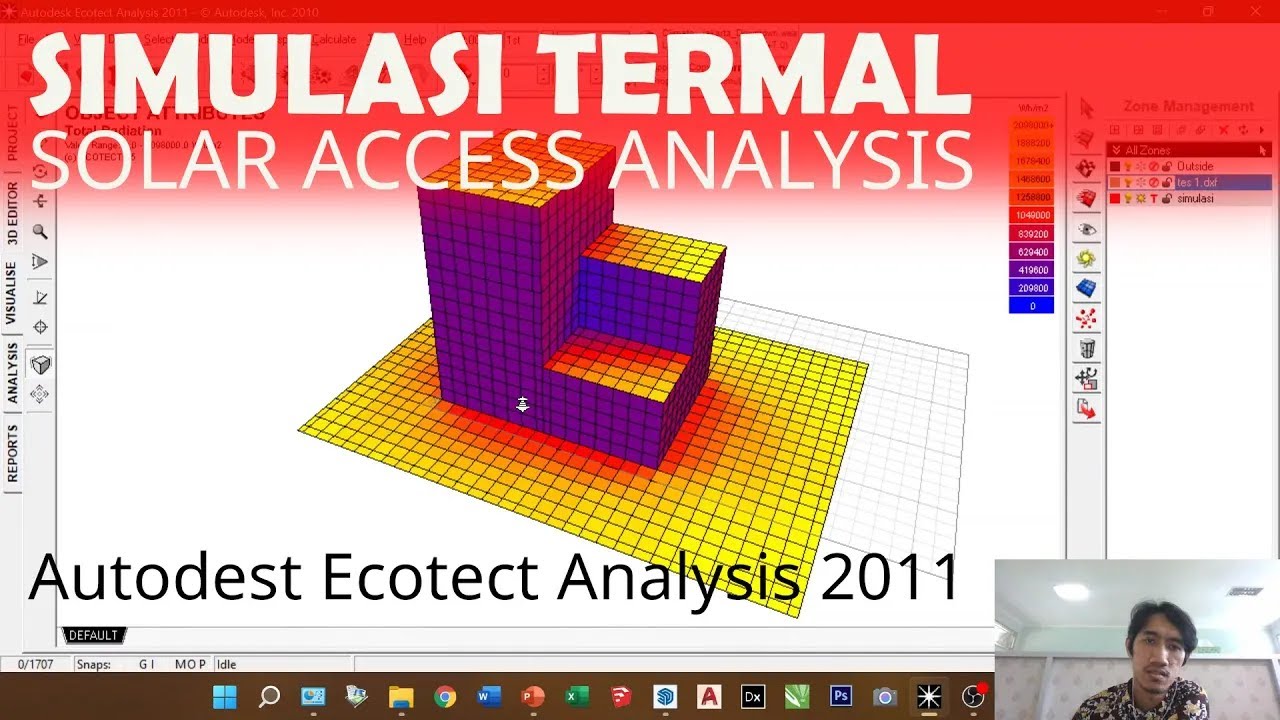 Tutorial Simulasi Termal Bangunan dengan Ecotect
