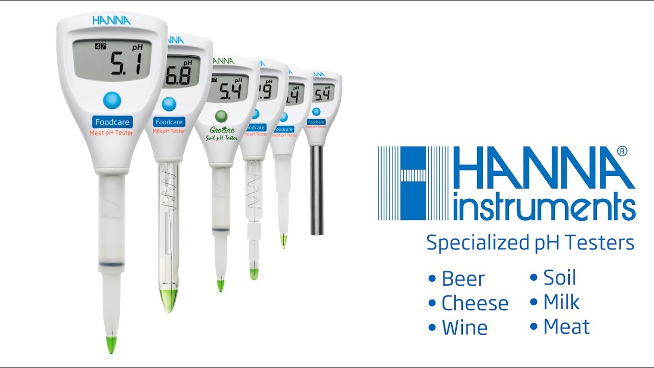 Hanna Instruments New Line of Specialized pH Testers