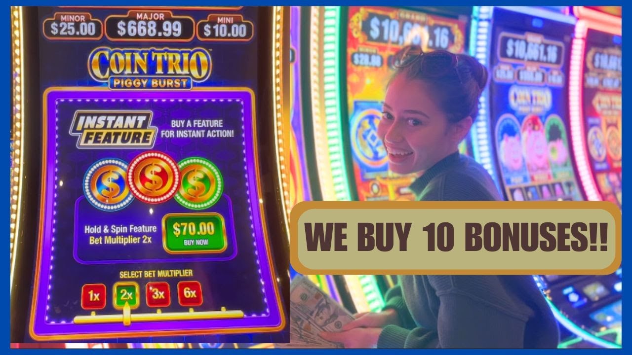 We Bought The Bonus Everytime!!! On Coin Trio Piggy Burst!!!