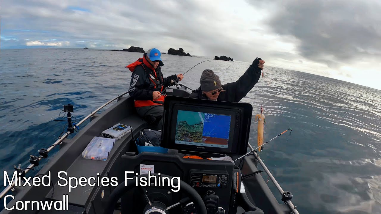 MIXED FISHING CORNWALL - NEW WHALY 435 | Small Boat Fishing UK - #boatfishing