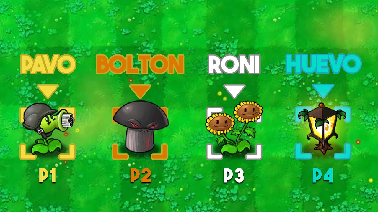 &iexcl;AS&Iacute; SE VE PVZ CON 4 JUGADORES EN L&Iacute;NEA!