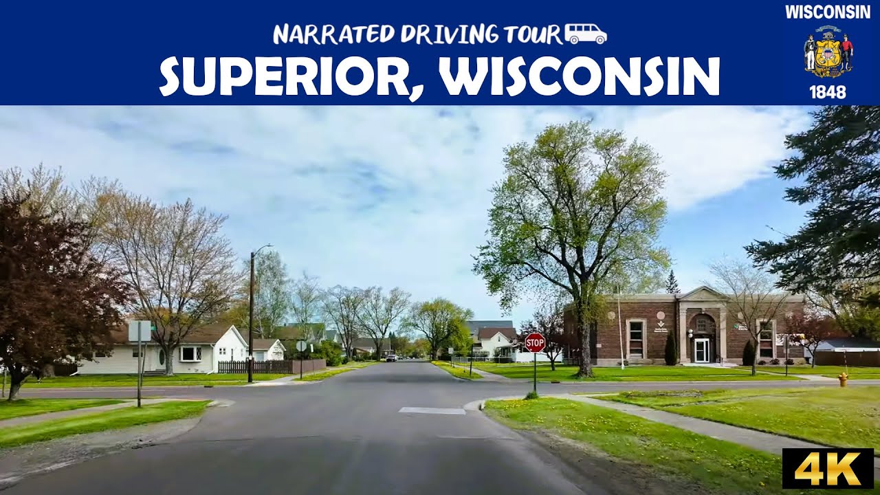 🚗 Superior, Wisconsin 🌊 4K Drive