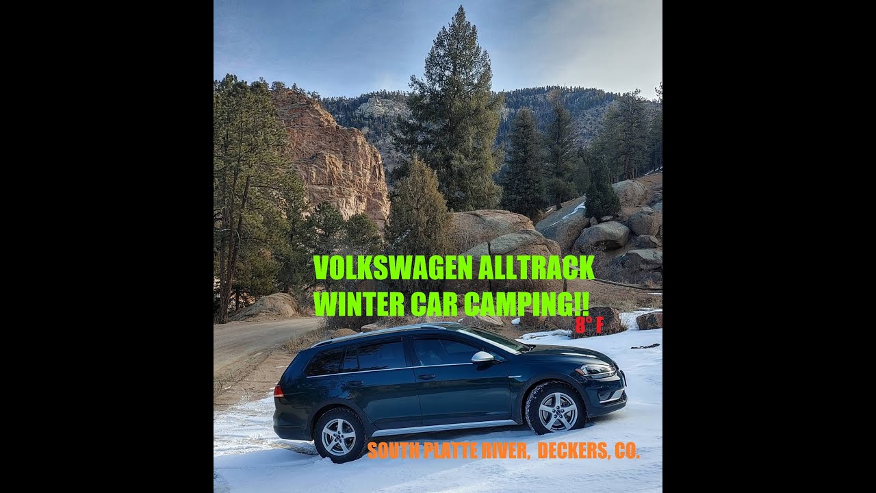 Volkswagen Alltrack Winter Car Camping