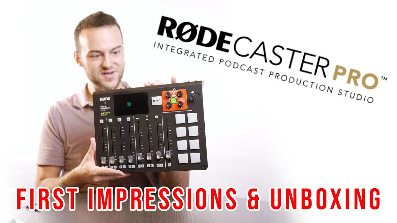 RODE Caster Pro FIRST IMPRESSIONS & UNBOXING