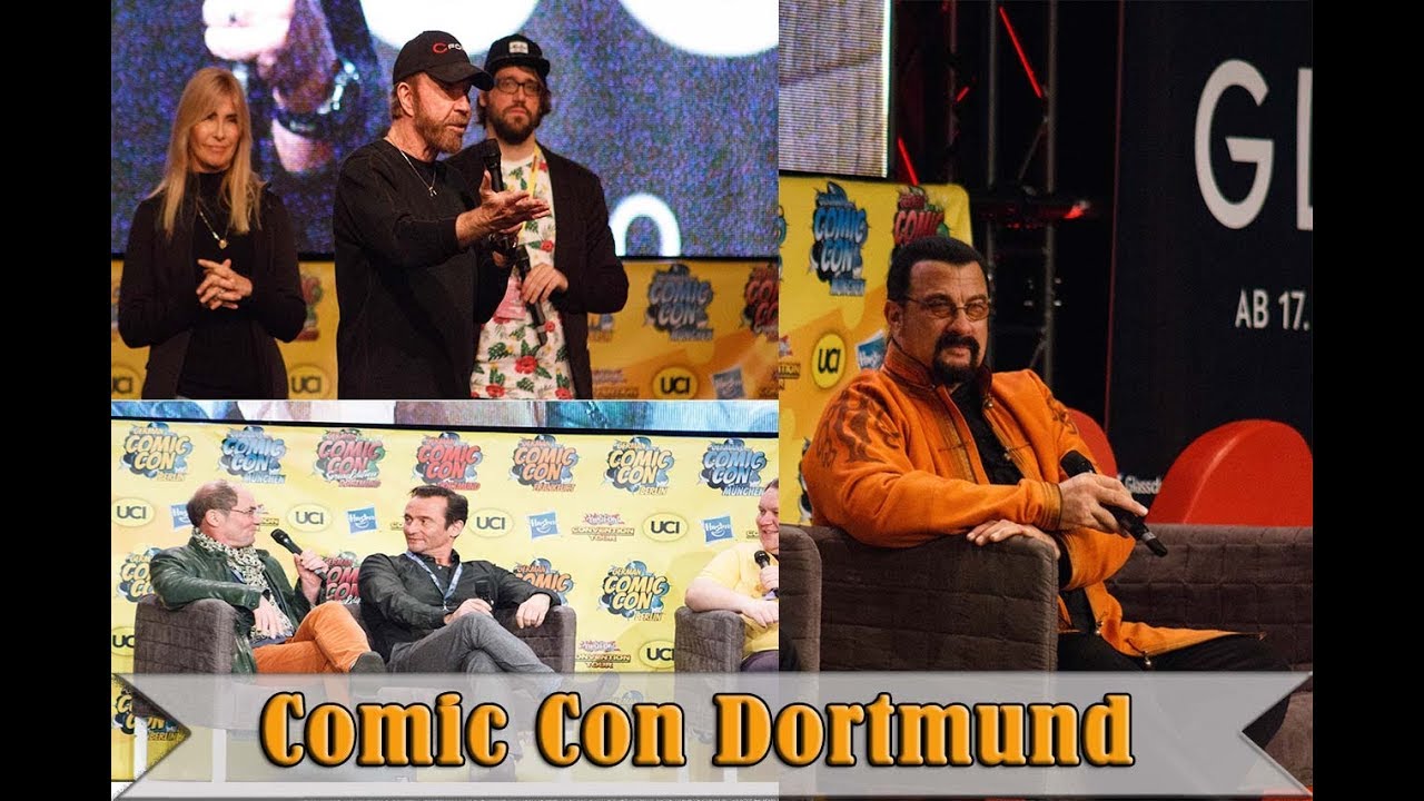 COMIC CON DORTMUND mit Chuck Norris und Steven Seagal