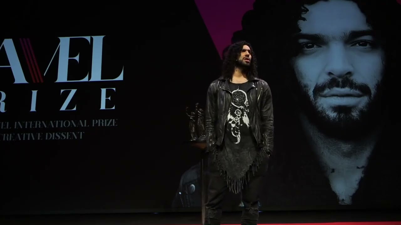 Ramy Essam -Václav Havel Prize for Creative Dissent 2019 acceptance speech at the Oslo Freedom Forum