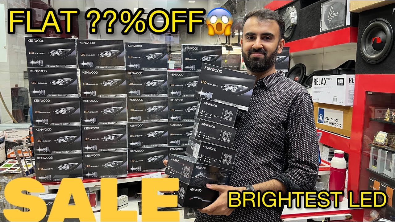 BEST LED LIGHT वो भी HALF😱 रेट में😳| KENWOOD 150w JAPANESE LED | BEST CAR LED LIGHT🇮🇳| BIG LED SALE