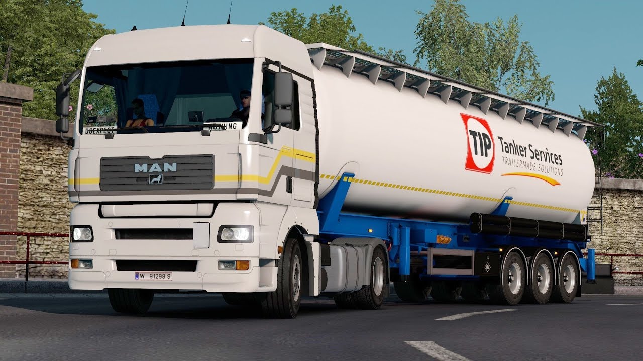 ETS2 1.34 ProMods 2.33 MAN TGA  Poznan - Kristianstad