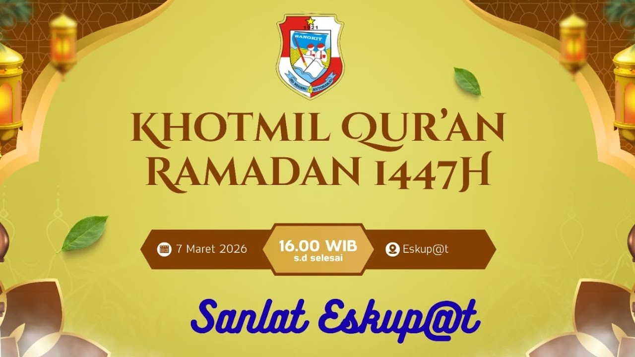 Khotmil Qur'an SDN 4 Kutoharjo 1447 H./2026 M.