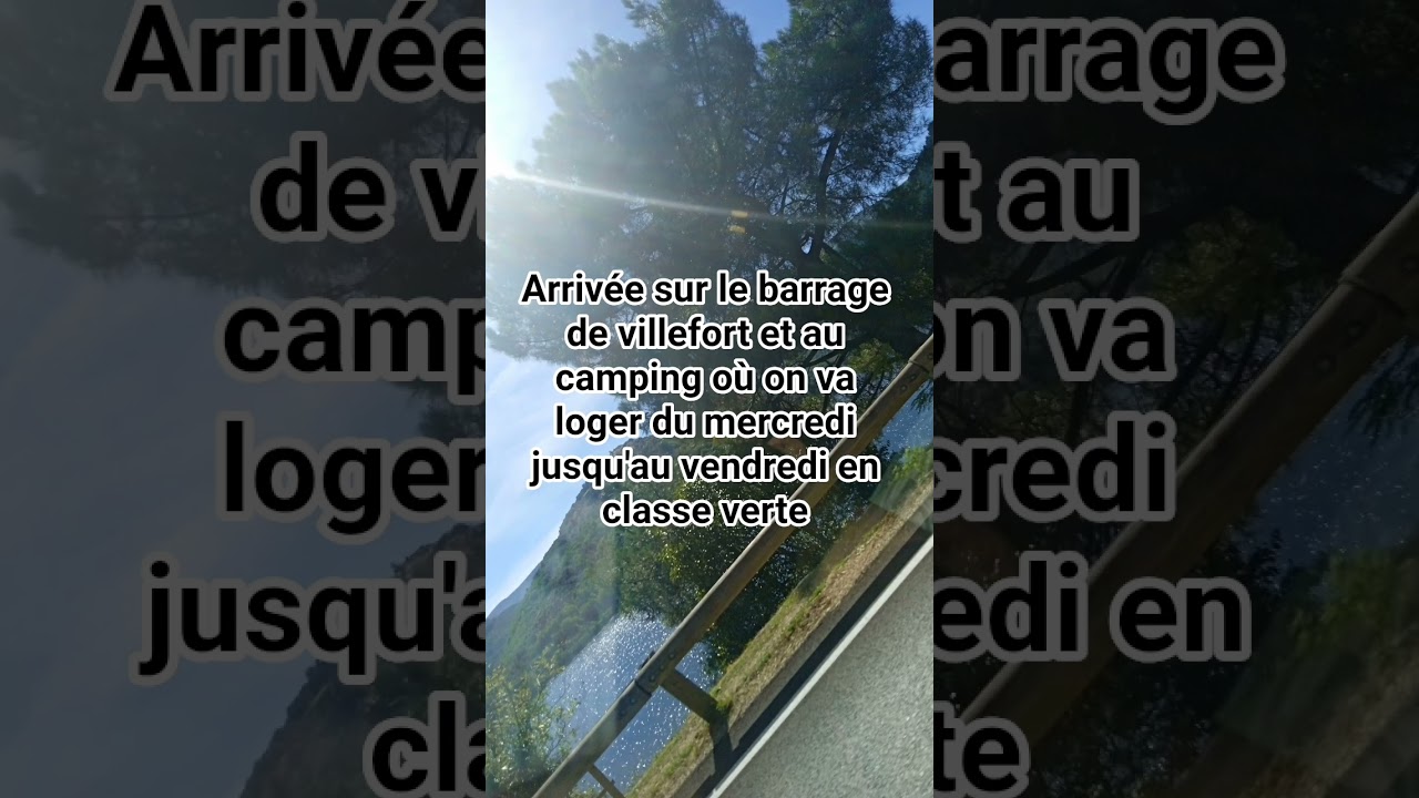 arriv&eacute;e &agrave; villefort ❤️❤️