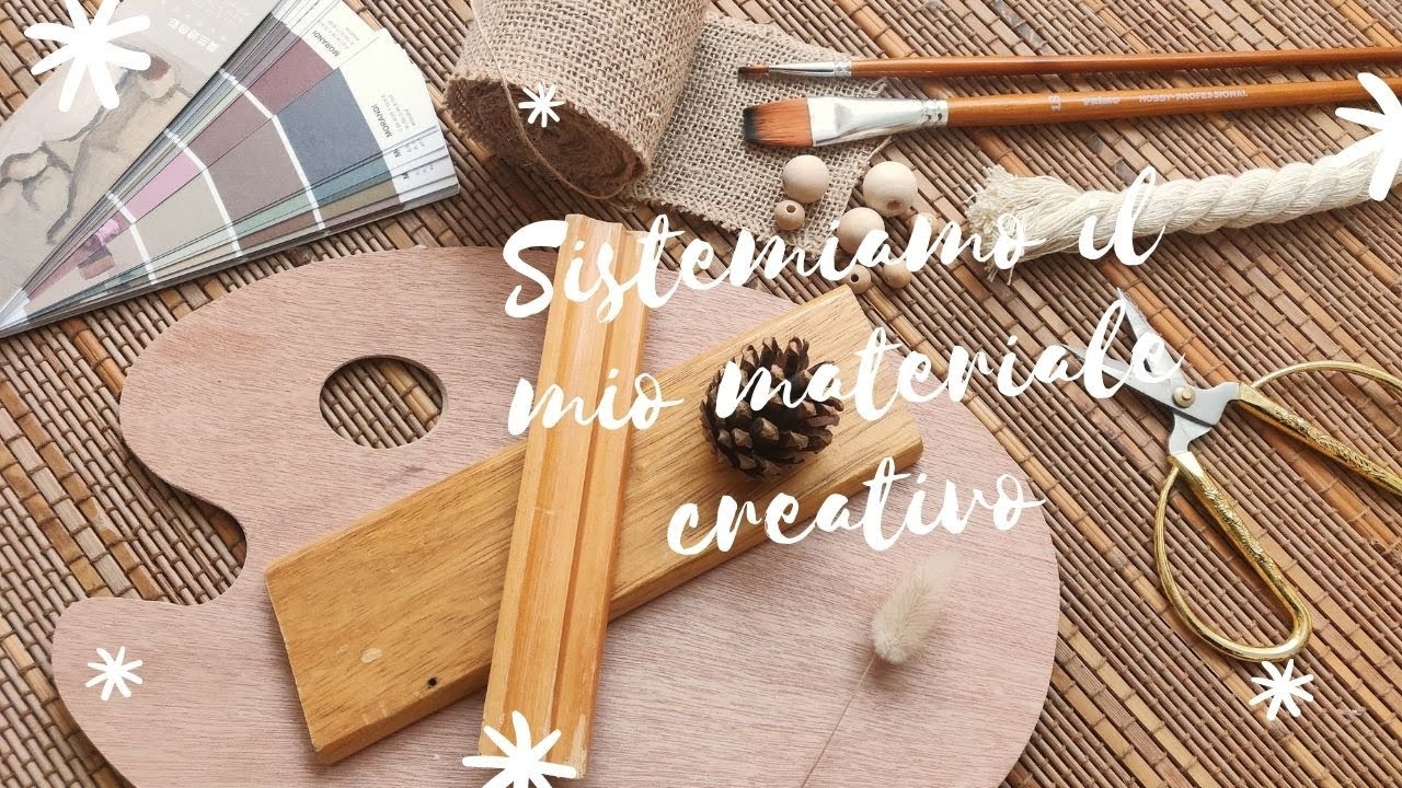 Materiale creativo: Facciamo un po' di ordine