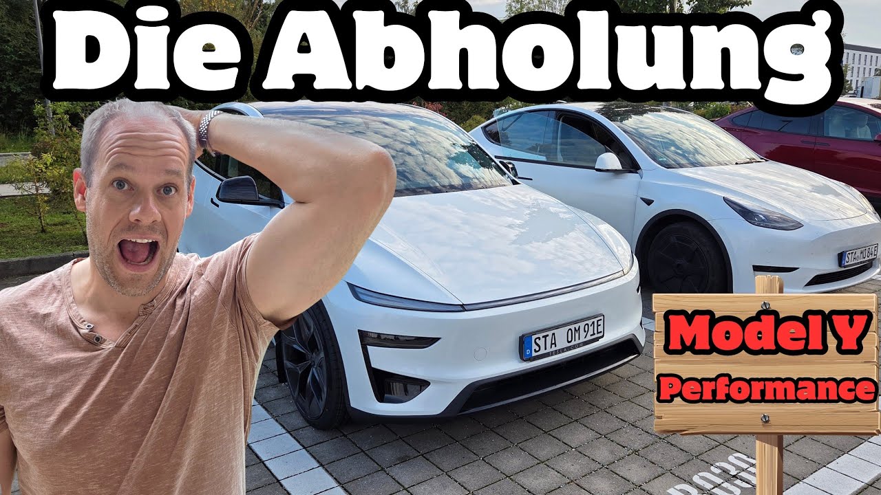 🤩 Die Abholung: Tesla Model Y Performance Juniper 2026: es gibt Mängel‼️