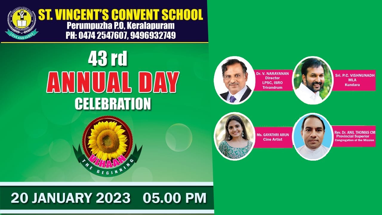 St.Vincent's Convent School, Keralapuram 43rd Annual Day Celebration FULL LENGTH VIDEO