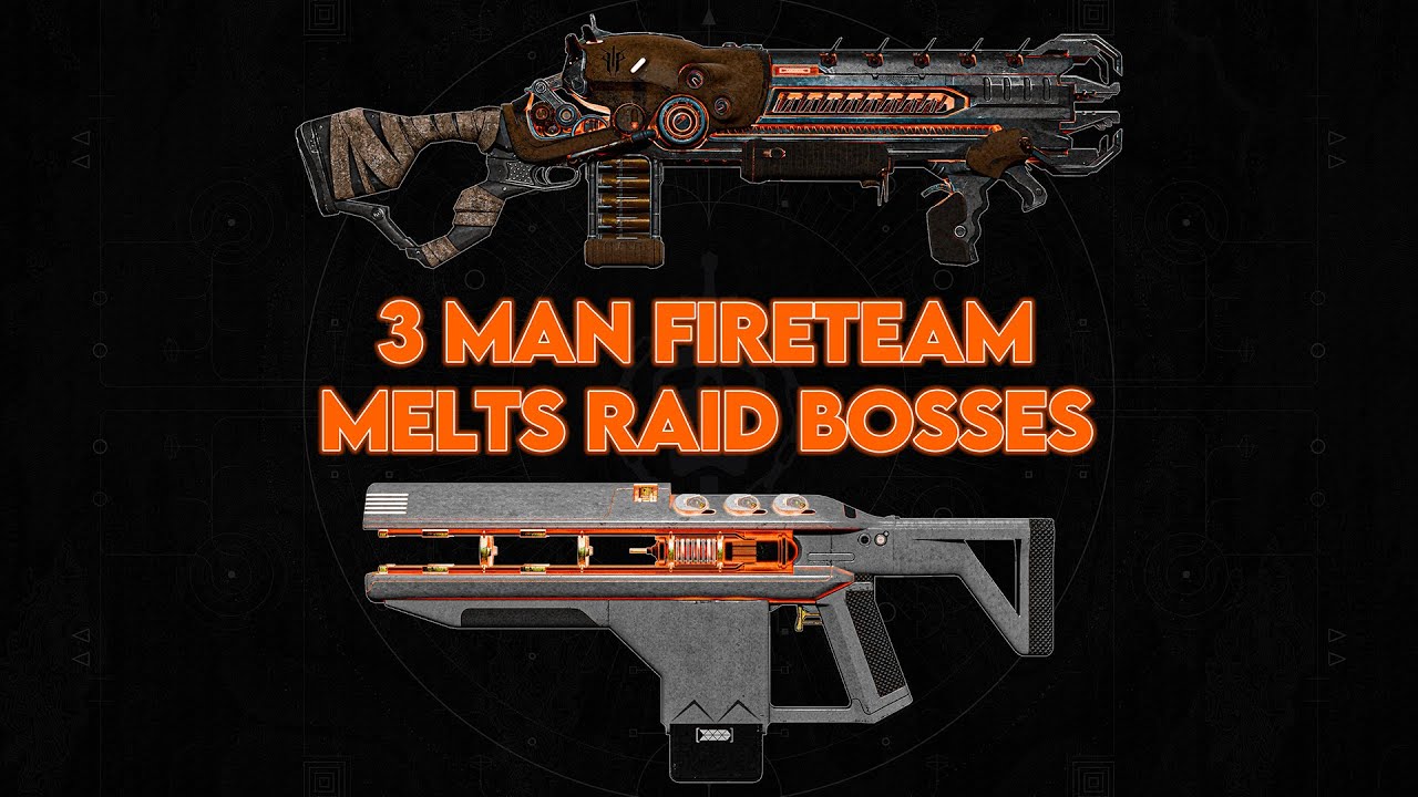 A Trio Fireteam DESTROYS Raid Bosses With Special Weapons