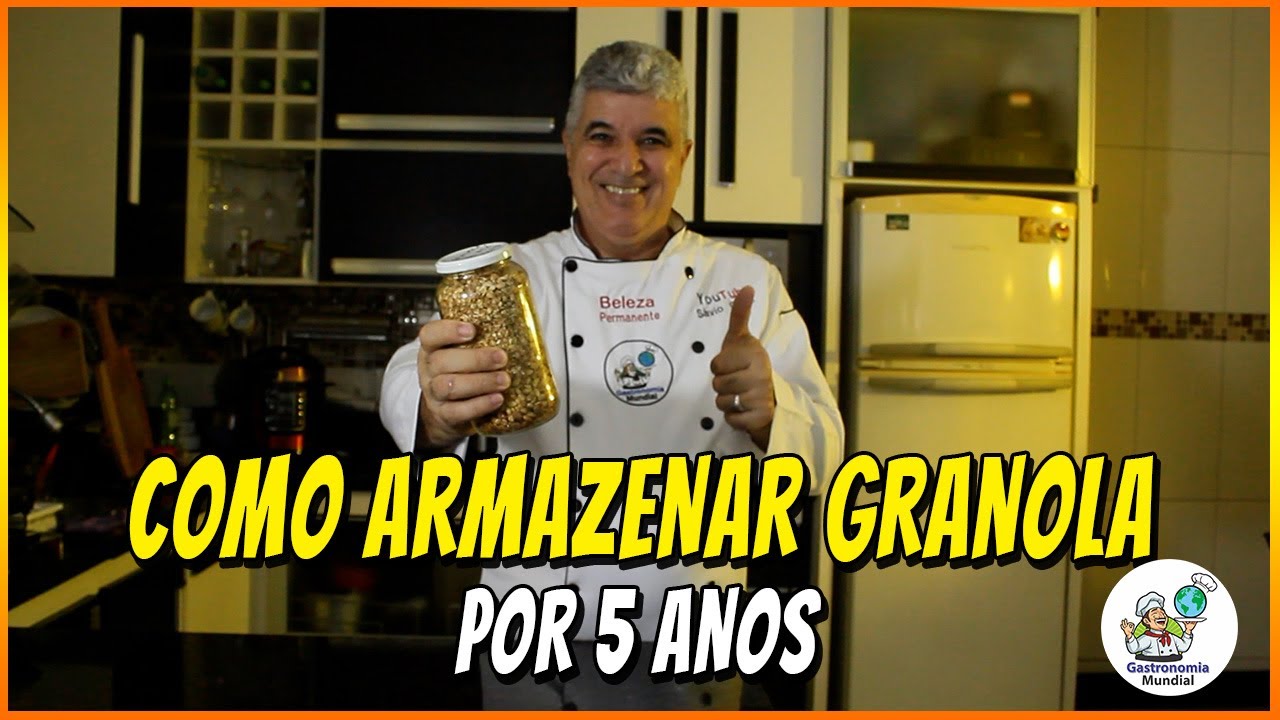 COMO ARMAZENAR GRANOLA POR 5 ANOS! #armazenaralimentos #granola